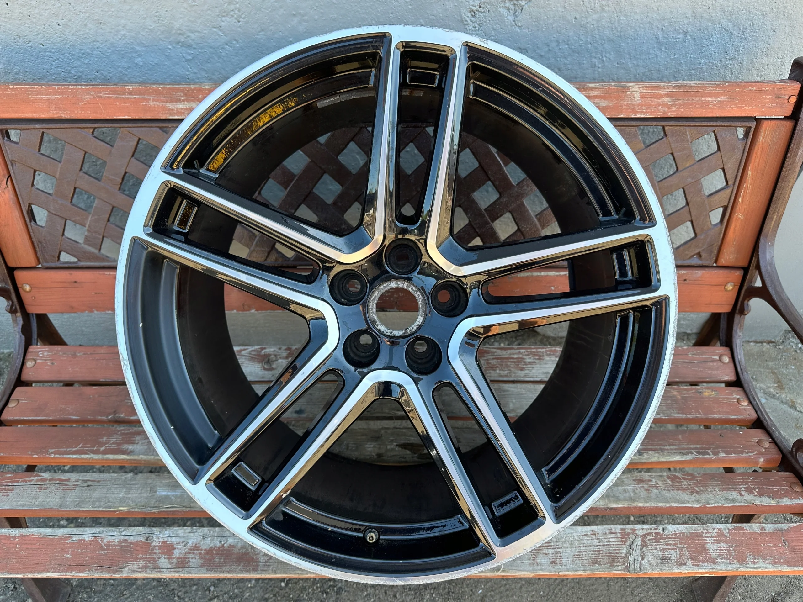 1x Alu Felge Porsche Macan 95B Aluminum rim 95B601025DK 20.0 Zoll 10.0J 5x112 19ET