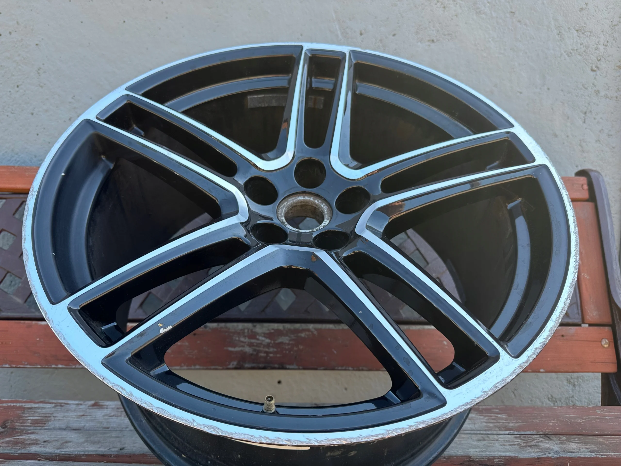 1x Alu Felge Porsche Macan 95B Aluminum rim 95B601025DK 20.0 Zoll 10.0J 5x112 19ET