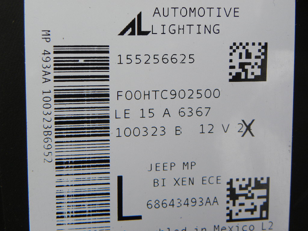 Frontscheinwerfer Jeep Compass MX 68643493AA Facelift Led Links