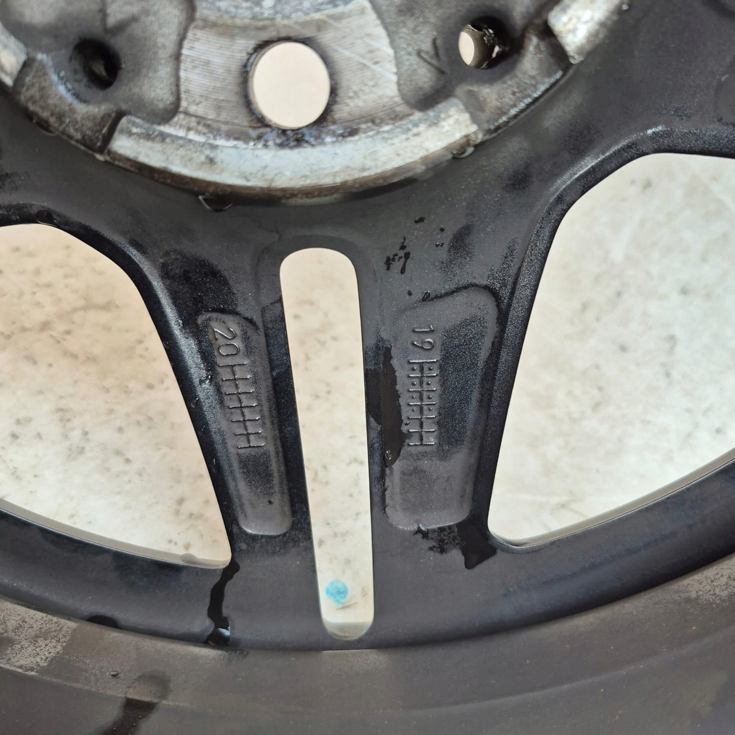 1x Alu Felge Mercedes-Benz C-Klasse W205 Aluminum rim A2054019500 18 Zoll 7.5J